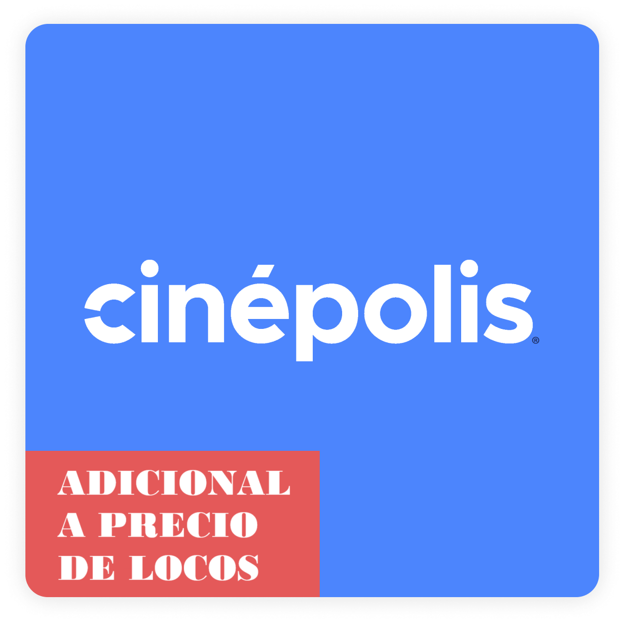 Adicional a precio de locos (para Boleto Tradicional: Lunes a Viernes)